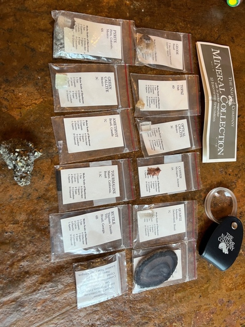 Mineral Collection Assortment - Clear/White Specimens by